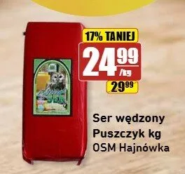 Ser wędzony Puszczyk OSM Hajnówka promocja w API Market
