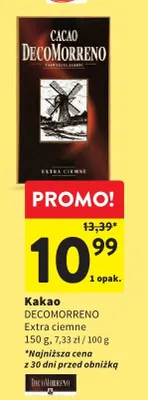 Kakao Extra ciemne promocja w Intermarche