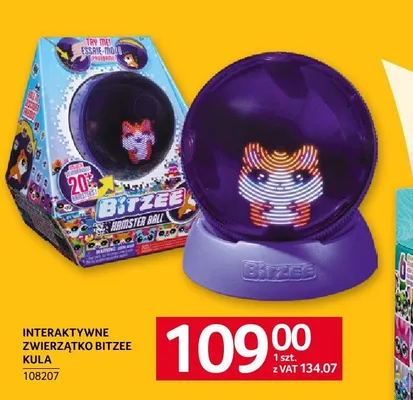 Interaktywne zwierzątko BITZEE kula promocja w Selgros
