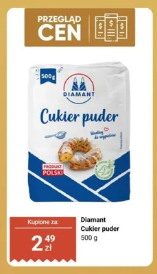 Cukier puder Diamant promocja w Biedronka
