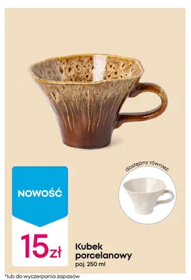 Kubek porcelanowy promocja w Pepco