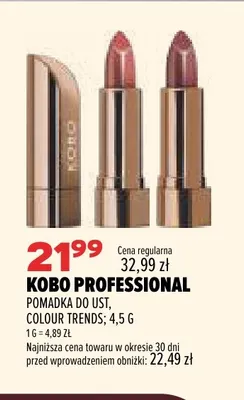 Pomadka do ust Colour Trends Kobo Professional promocja w Drogerie Natura