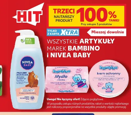 Mleczko nawilżające Nivea Baby promocja w Kaufland