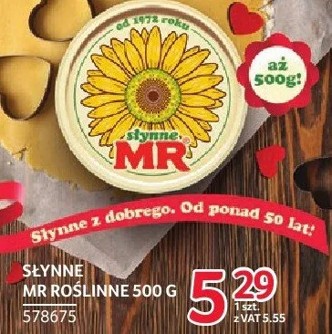 Słynne MR Roślinne 500g promocja w Selgros
