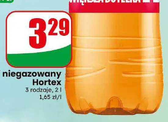 Napój niegazowany Hortex Pomarańcza Mango promocja w Dino