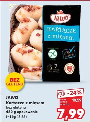Kartacze z mięsem bez glutenu Jawo promocja w Kaufland