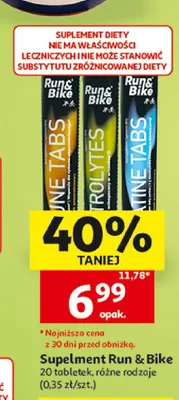 Suplement diety Run&Bike Caffeine Tabs promocja w Auchan
