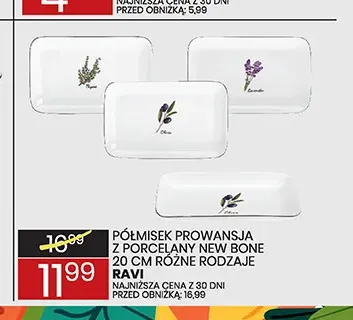 Półmisek Prowansja z porcelany New Bone 20 cm Ravi promocja w Wafelek