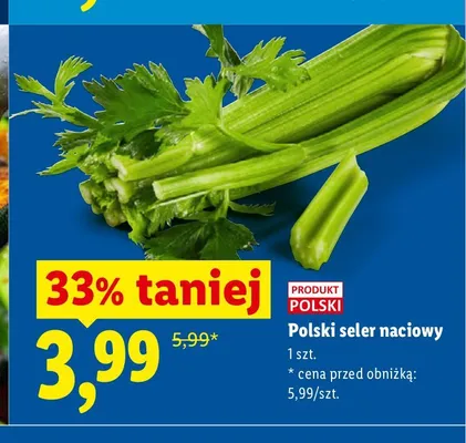 Seler naciowy polski Lidl promocja w Lidl