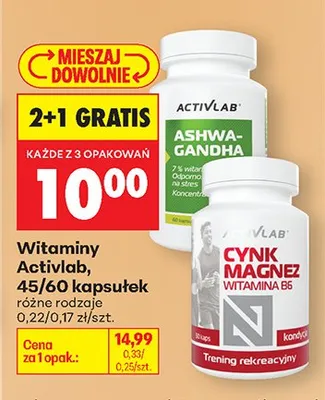 Witaminy różne rodzaje promocja w Biedronka