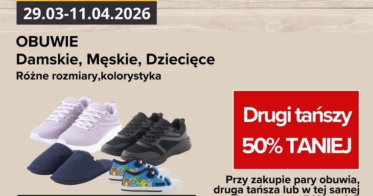 Obuwie dziecięce różne rozmiary, kolorystyka promocja w Supeco