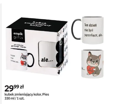Kubek zmieniający kolor, Pies promocja w Empik