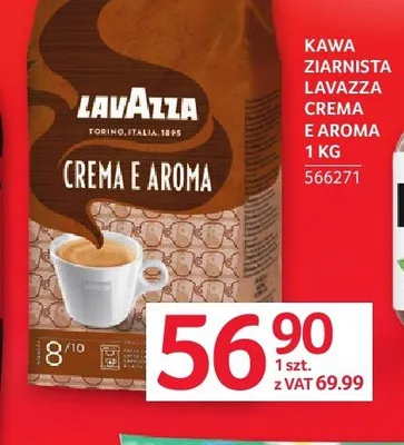 Kawa ziarnista Lavazza Crema e Aroma promocja w Selgros