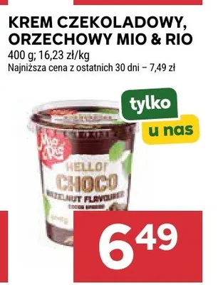 Krem czekoladowy orzechowy Mio & Rio promocja w Stokrotka