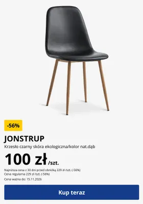 Krzesło Jonstrup promocja w Jysk