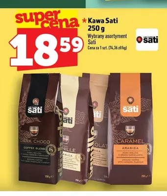 Kawa mielona Sati Arabica promocja w TOPAZ