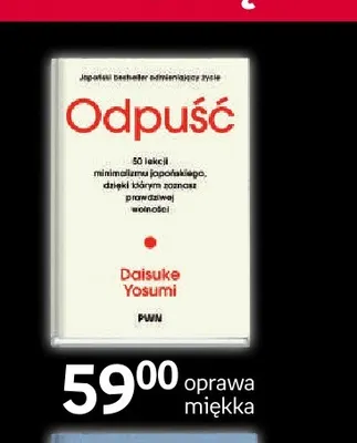 Książka Odpuść Daisuke Yosumi promocja w Empik