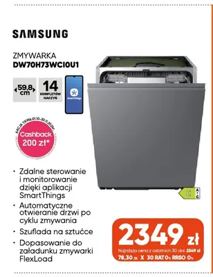Zmywarka DW70H73WC10U1 Samsung promocja w Max Elektro
