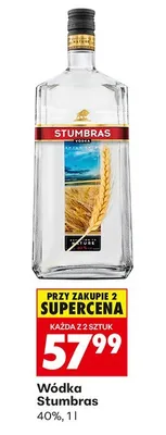 Wódka Stumbras promocja w Biedronka