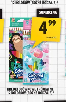 Kredki ołówkowe trójkątne Colorino 12 kolorów promocja w Arhelan