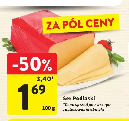 Ser podlaski promocja w Intermarche
