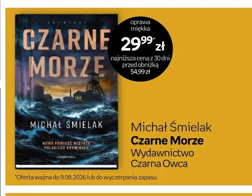 Książka Czarne Morze Michał Śmielak promocja w Empik