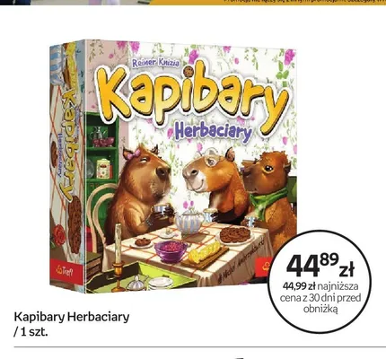 Gra planszowa Kapibary Herbaciary promocja w Empik