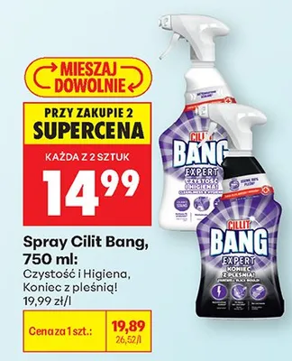 Spray Cilit Bang Czystość i Higiena 750ml promocja w Biedronka