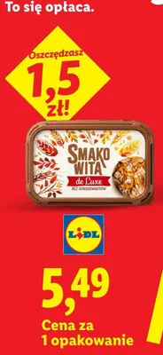 Margaryna Smakowita de Luxe promocja w Lidl