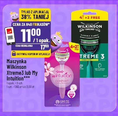 Maszynka do golenia Wilkinson Xtreme 3 Sensitive 6-pak promocja w POLOmarket