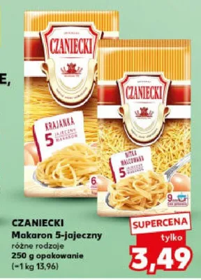 Makaron 5-jajeczny różne rodzaje promocja w Kaufland