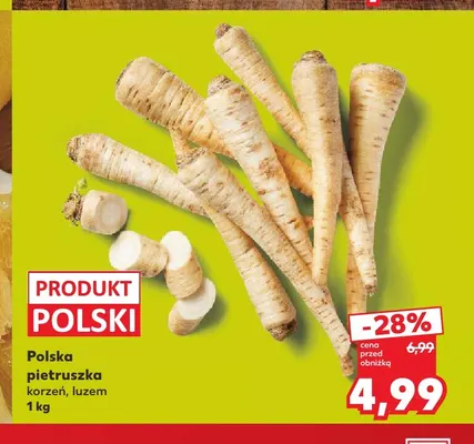Pietruszka korzeń polska promocja w Kaufland