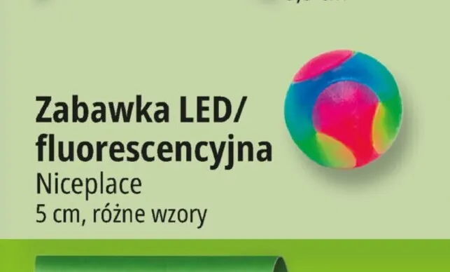 Zabawka LED fluorescencyjna Niceplace promocja w Leclerc