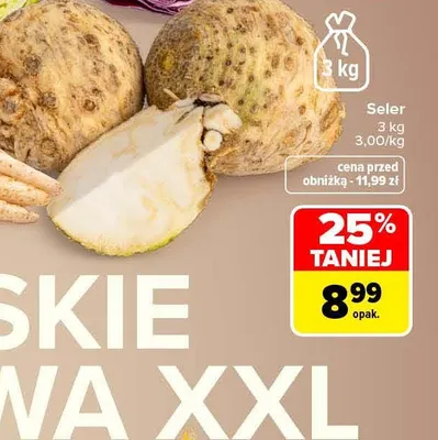 Seler promocja w Carrefour Market