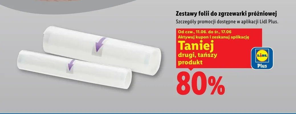 Zestawy folii do zgrzewarki próżniowej Silvercrest promocja w Lidl