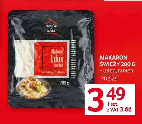 Makaron świeży ramen House of Asia promocja w Selgros
