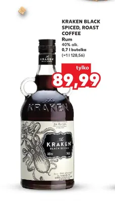 Rum Kraken Roast Coffee promocja w Kaufland