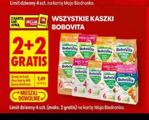 Kaszki BoboVita promocja w Biedronka