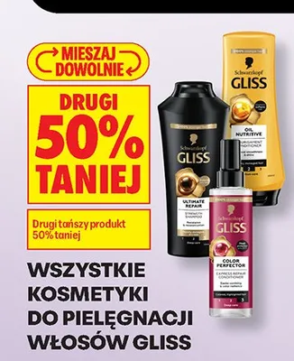 Odżywka do włosów Gliss Oil Nutritive promocja w Biedronka