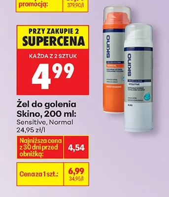 Żel do golenia Normal promocja w Biedronka
