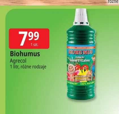 Nawóz uniwersalny Biohumus Agrecol promocja w Leclerc