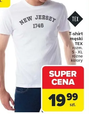 T-shirt męski długi rękaw promocja w Carrefour