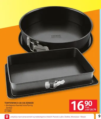 Tortownica Zenker 26 cm promocja w Selgros