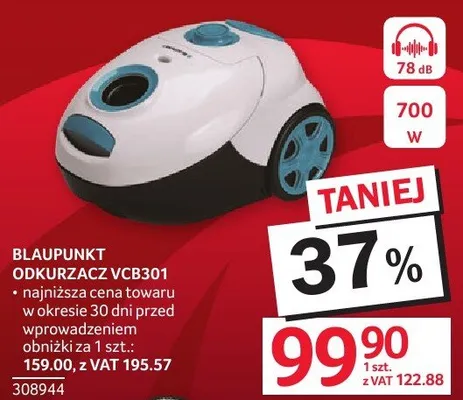 Odkurzacz BLAUPUNKT VCB301 promocja w Selgros
