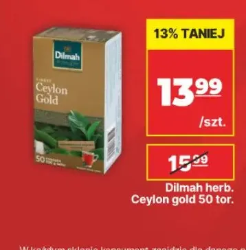 Herbata Ceylon Gold Dilmah promocja w API Market