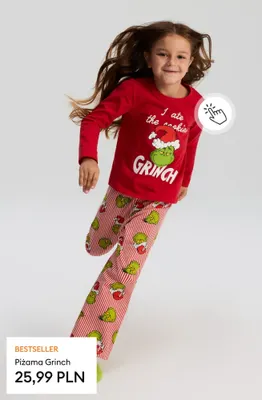 Piżama Grinch promocja w Sinsay