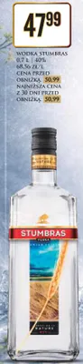 Wódka Stumbras promocja w Dino