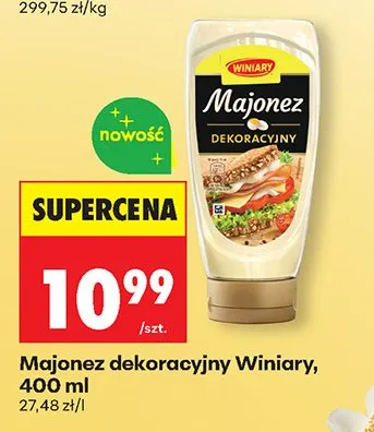 Majonez dekoracyjny promocja w Biedronka