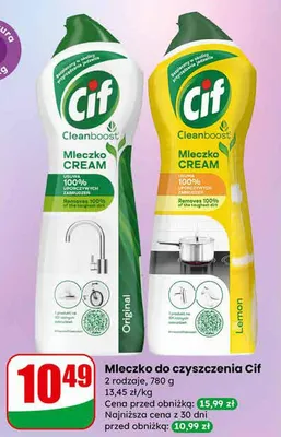 Mleczko do czyszczenia promocja w Dino