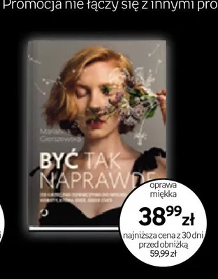 Książka Być tak naprawdę Marianna Gierszewska promocja w Empik